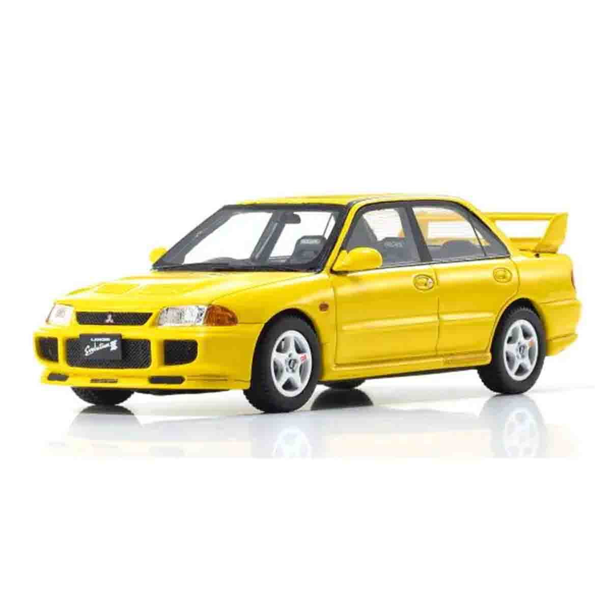 Mitsubishi Lancer Evolution III Yellow  - 1:43 Scale Resin Model Car