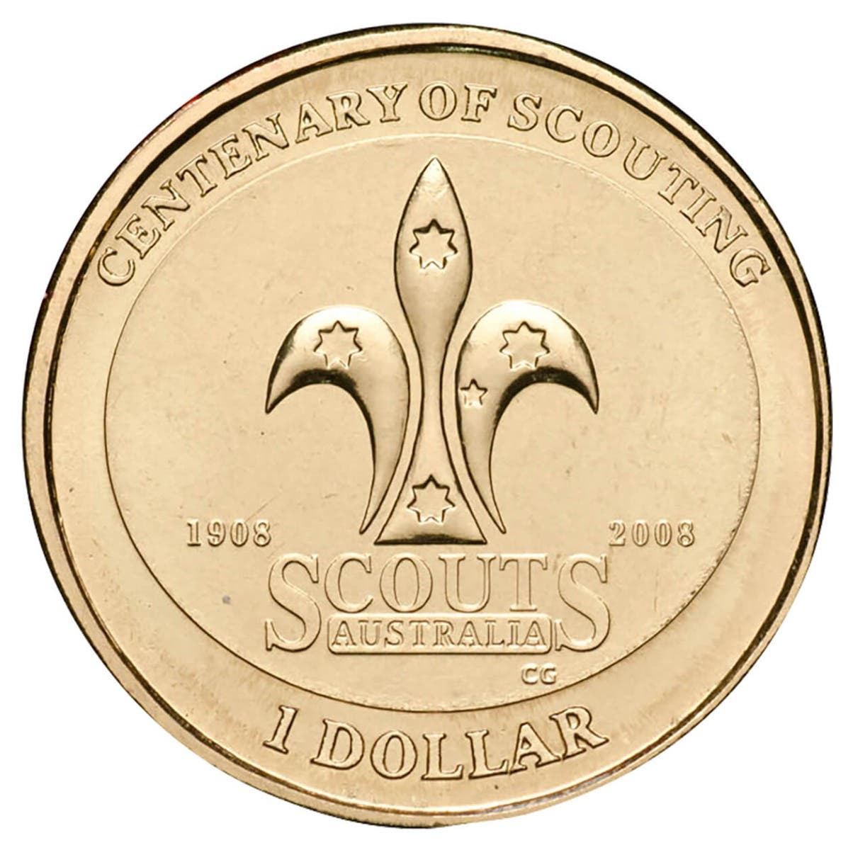 Centenary of Scouts 2008 $1 Al-Br Coin Pack