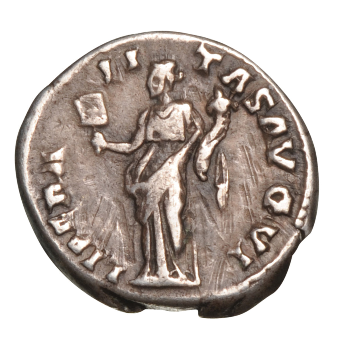 Roman Empire Hadrian 117-138AD Silver Denarius Fine-Very Fine