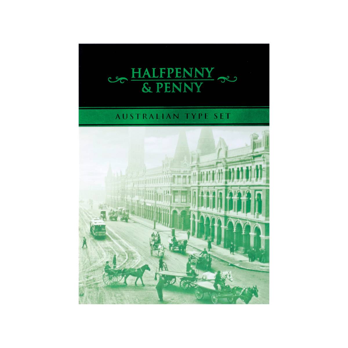 Australian Predecimal Type Set Collection - Halfpenny and Penny