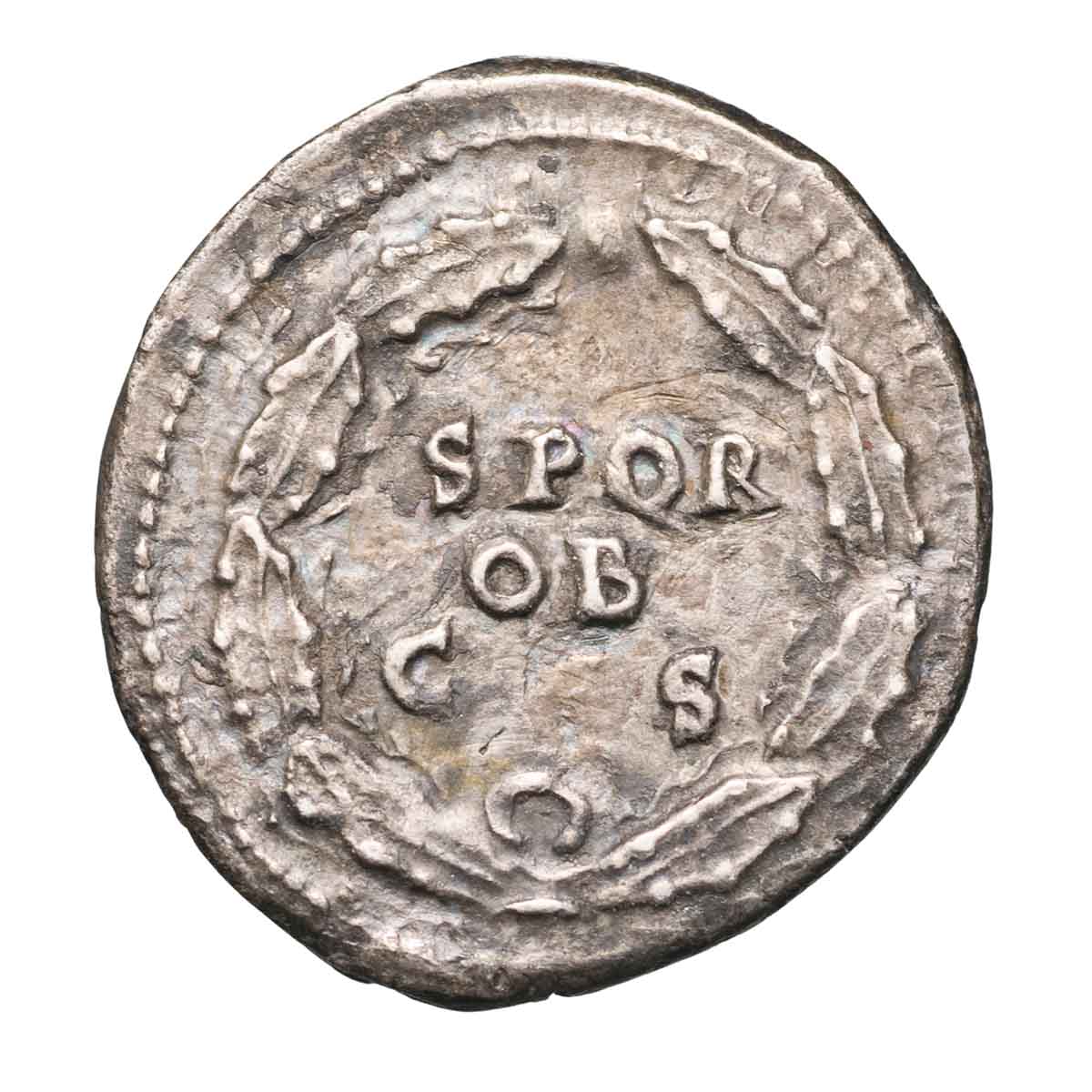 Ancient Rome Galba 68-69AD Silver Denarius good Very Fine