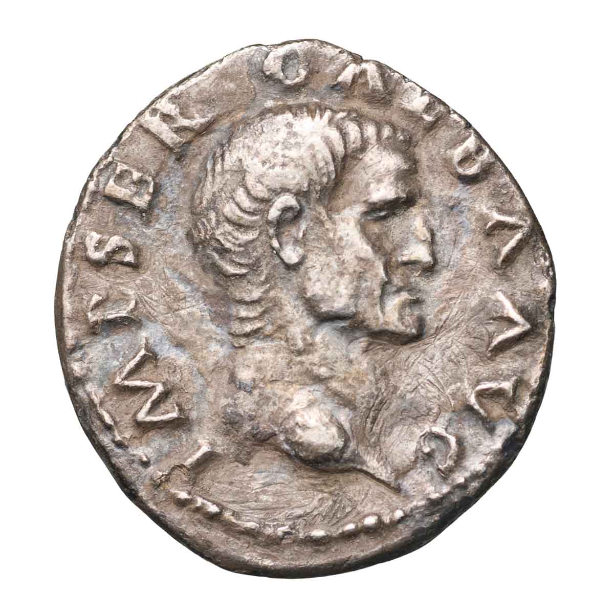 Ancient Rome Galba 68-69AD Silver Denarius good Very Fine