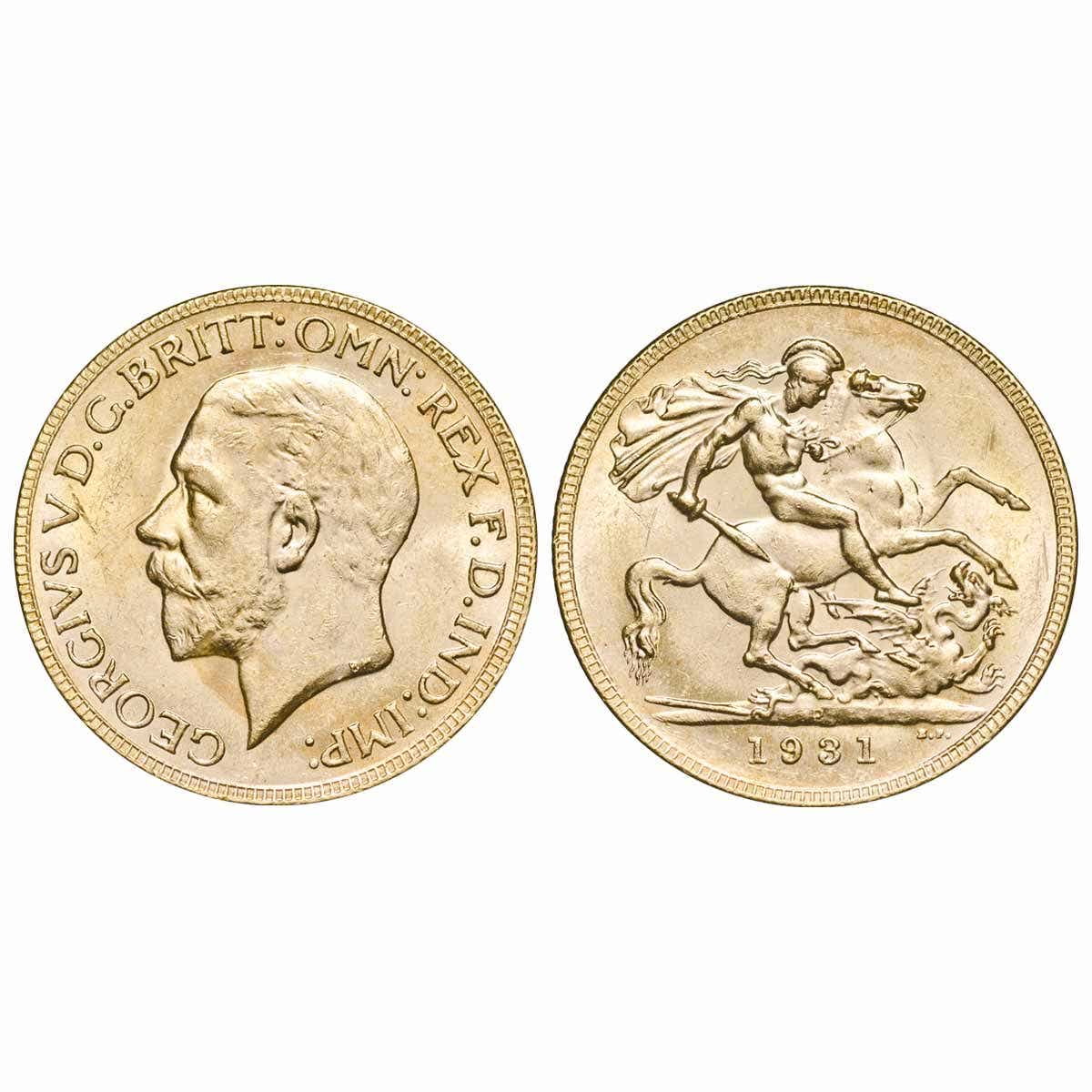 Perth Mint Centenary 1899-1931 Gold Sovereign 34-Coin Collection