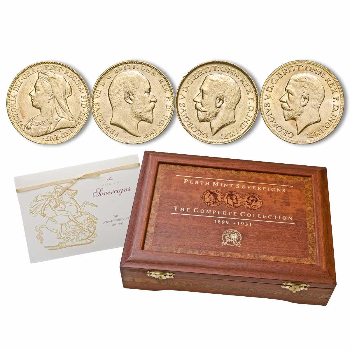 Perth Mint Centenary 1899-1931 Gold Sovereign 34-Coin Collection