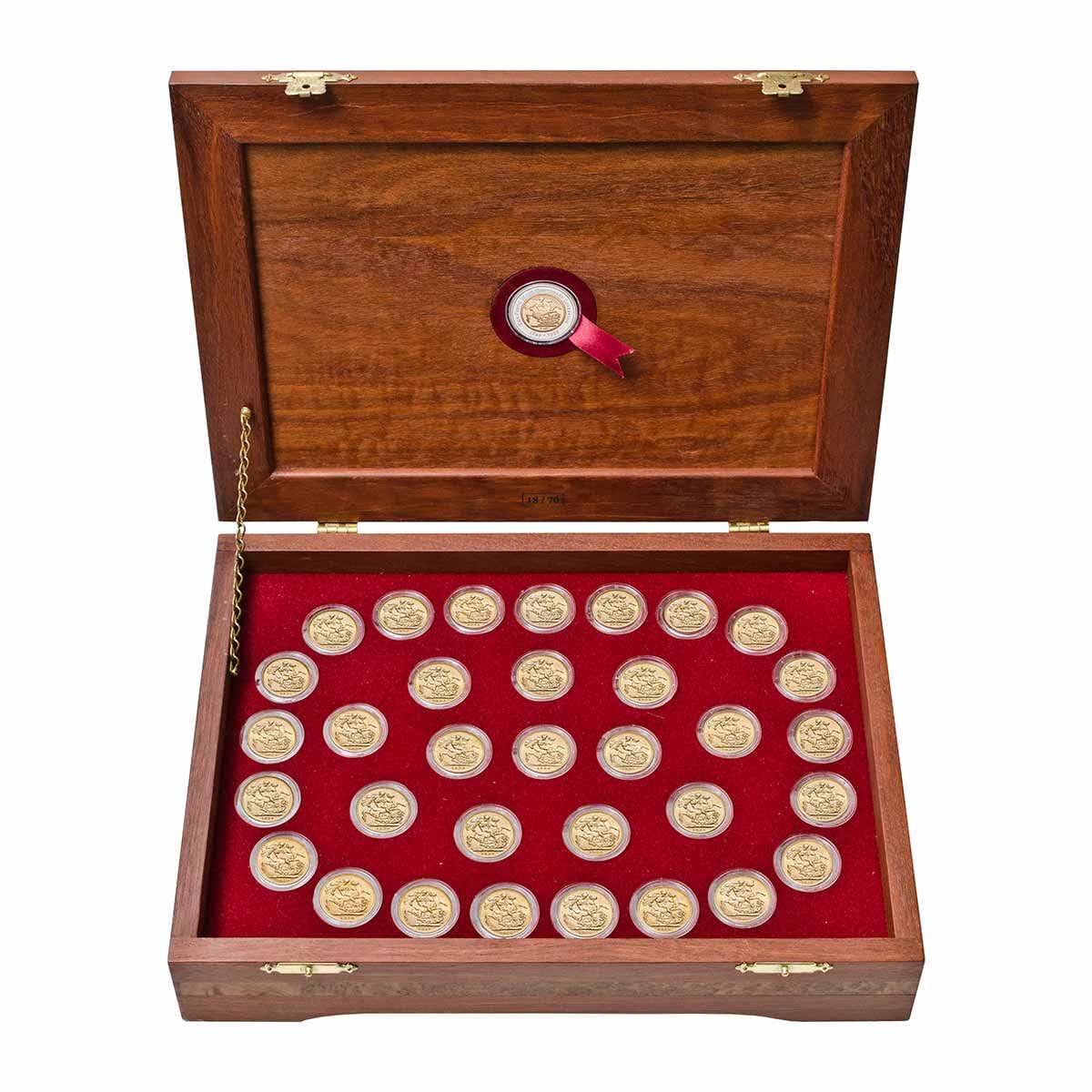 Perth Mint Centenary 1899-1931 Gold Sovereign 34-Coin Collection