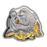 Harry Potter Niffler 2022 $5 1oz Silver Holographic Proof Coin