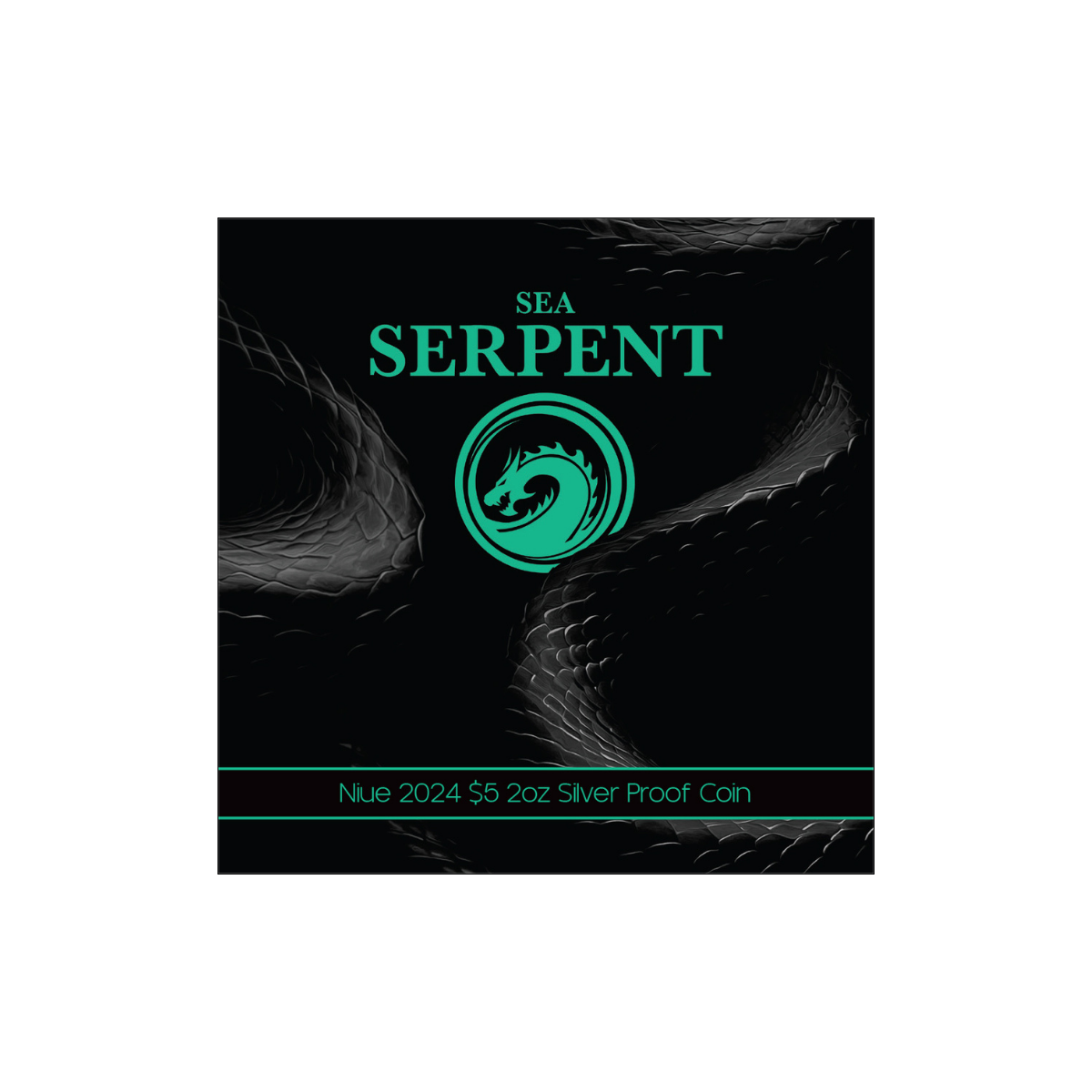 Sea Serpent 2024 $5 2oz Silver Proof Coin