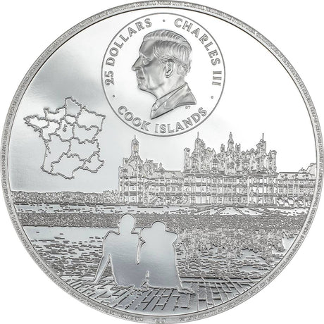 Château de Chambord 2024 $25 Colour 5oz Silver Proof Coin