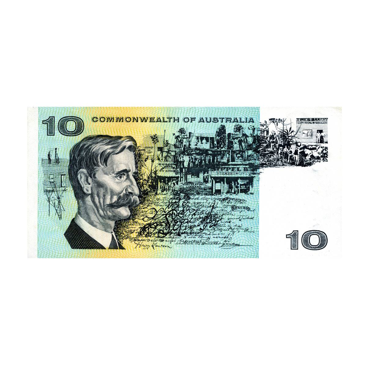 Australia 1968 $10 R303S Phillips/Randall about Uncirculated Star Note