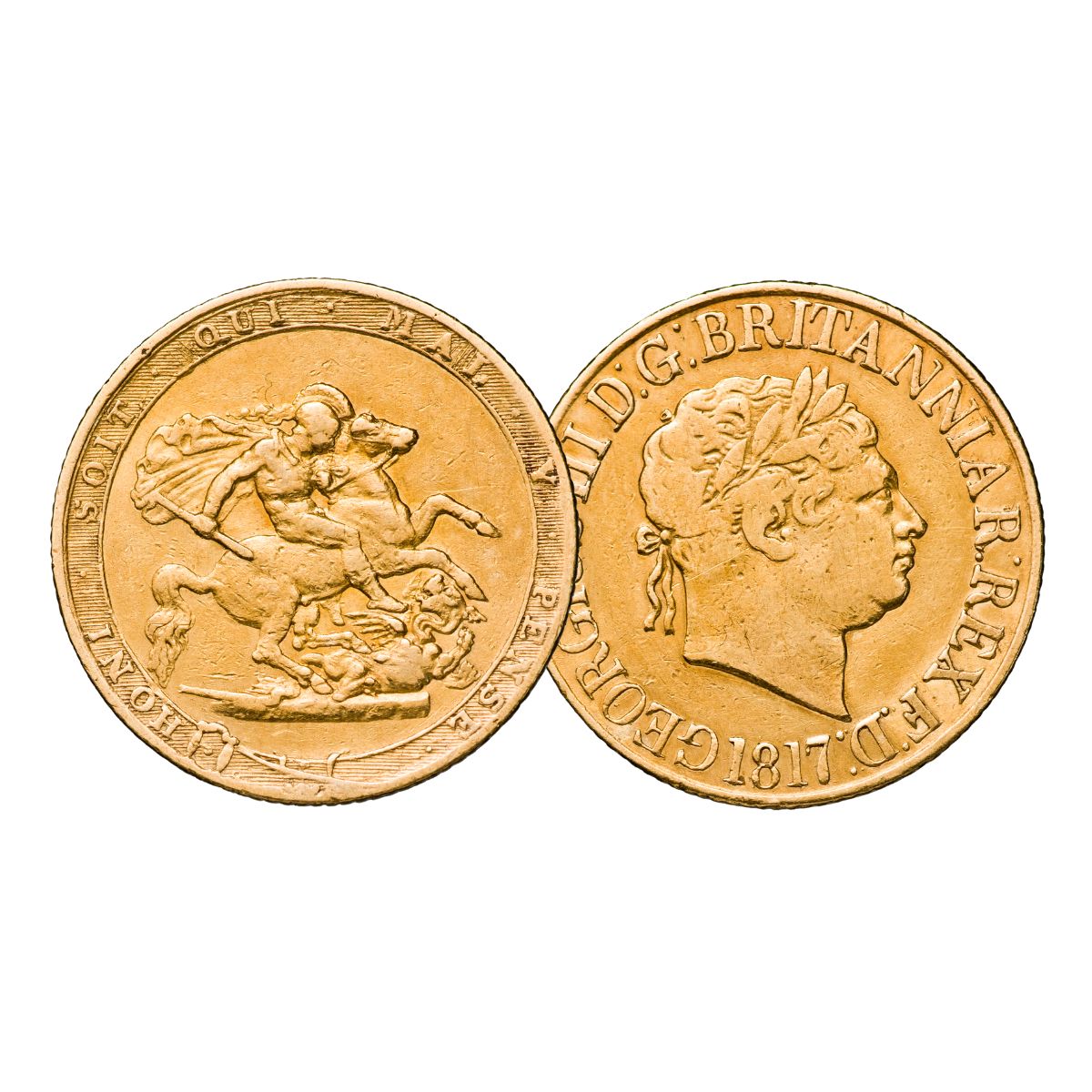 Complete 1817-2025 Monarchs Gold Sovereign 9-Coin Collection