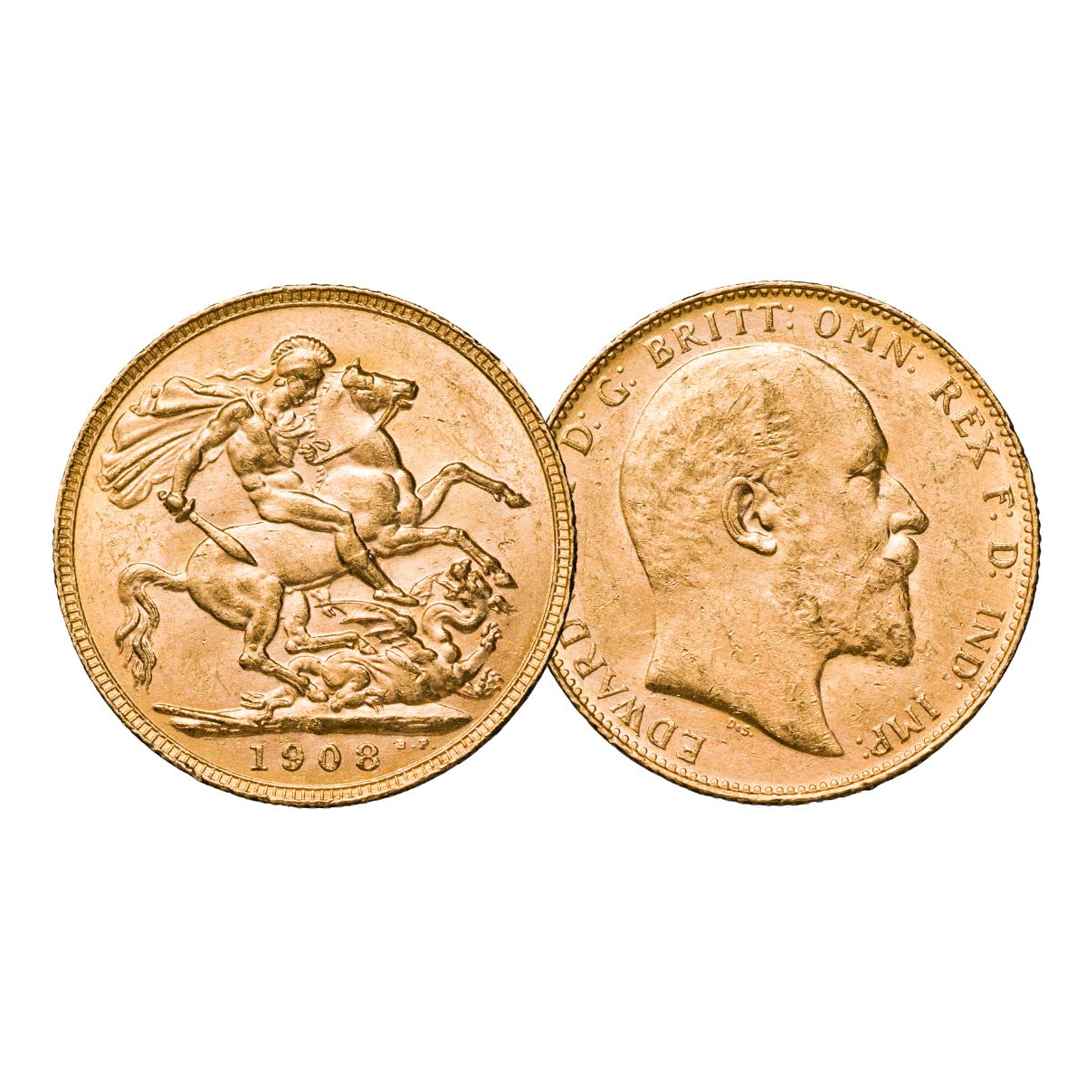 Complete 1817-2025 Monarchs Gold Sovereign 9-Coin Collection