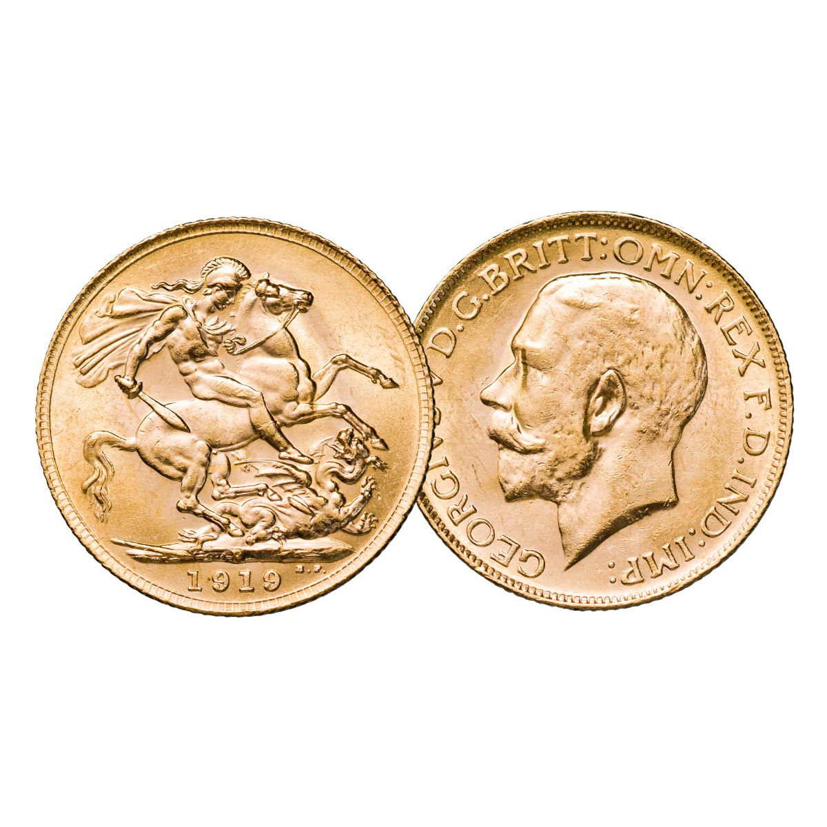 Complete 1817-2025 Monarchs Gold Sovereign 9-Coin Collection