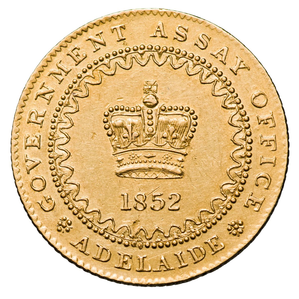 1852 Adelaide Pound Type II good Extremely Fine