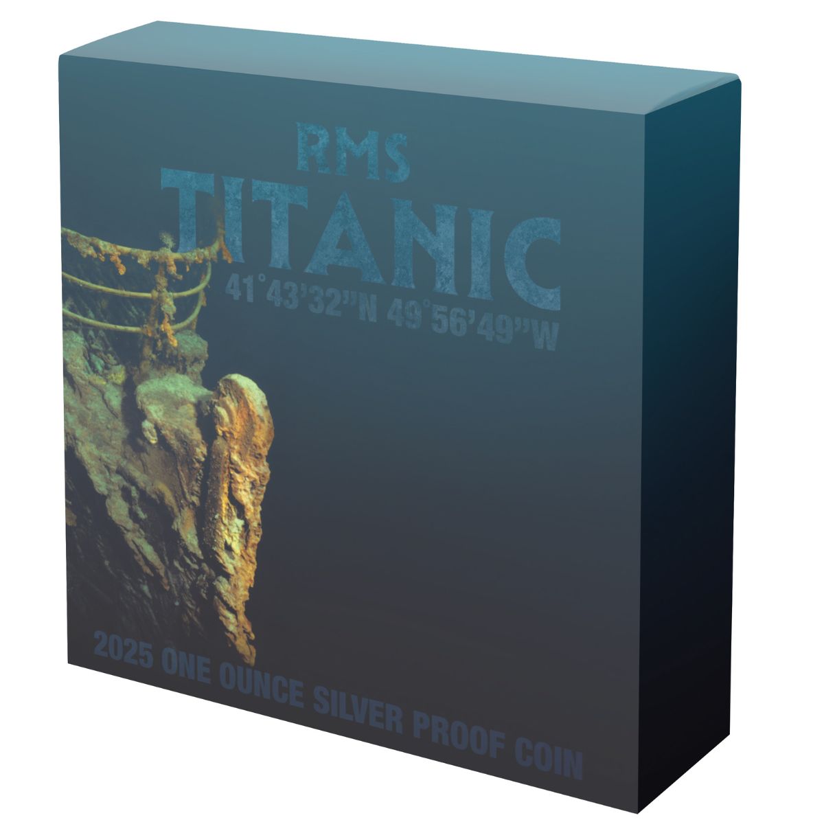 Titanic 2025 $1 1oz Silver Black Proof Coin