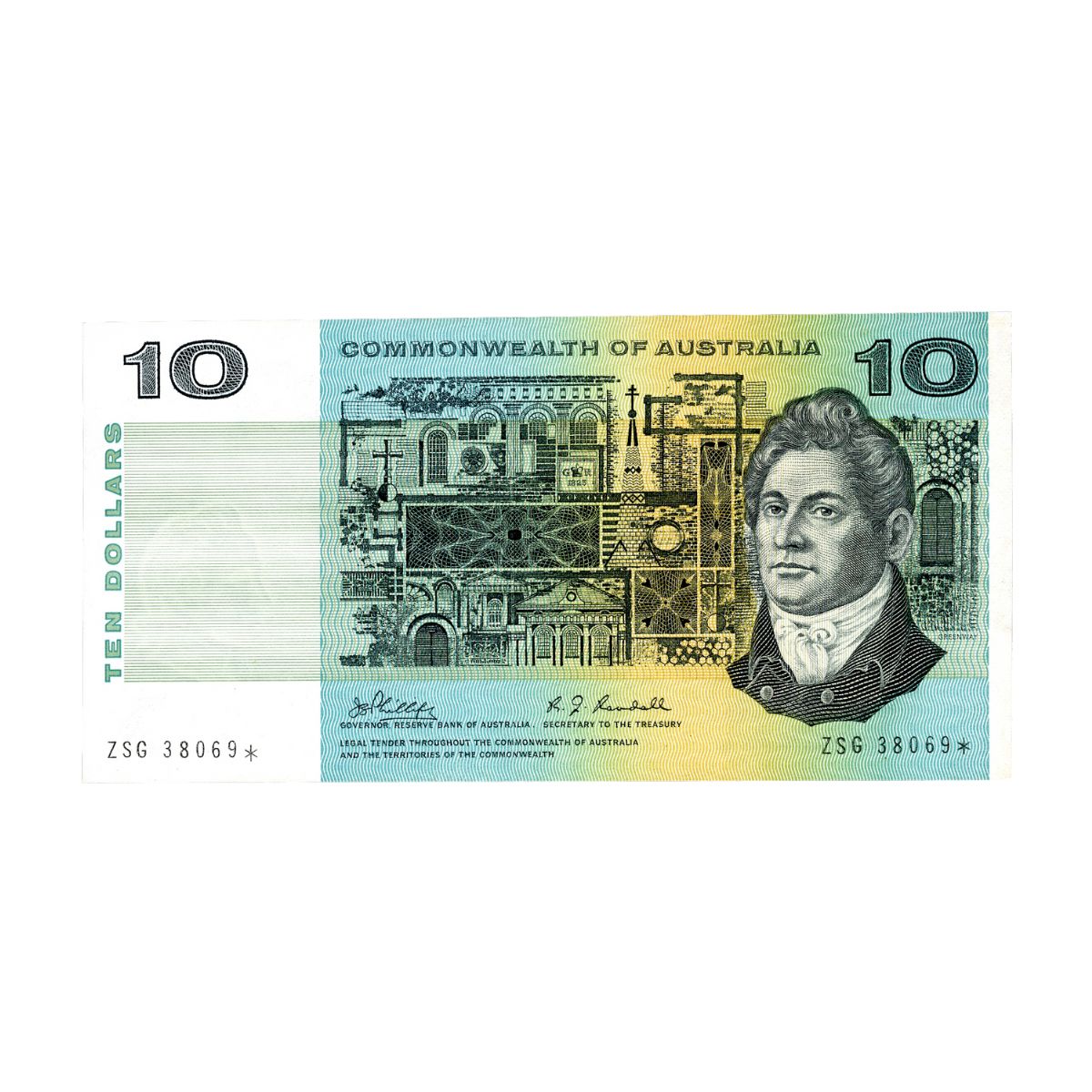 Australia 1968 $10 R303S Phillips/Randall Uncirculated Star Note