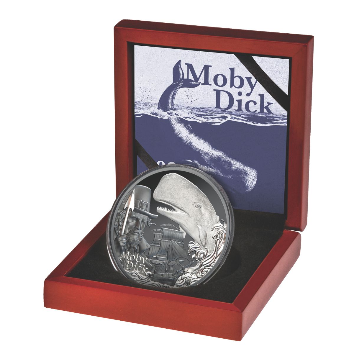 Moby Dick 2026 $5 2oz Silver Black Proof Coin
