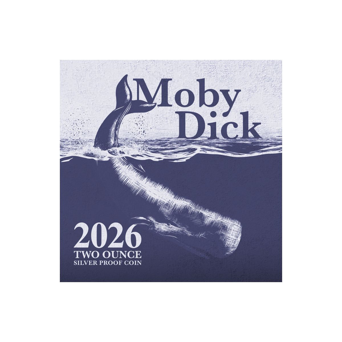 Moby Dick 2026 $5 2oz Silver Black Proof Coin