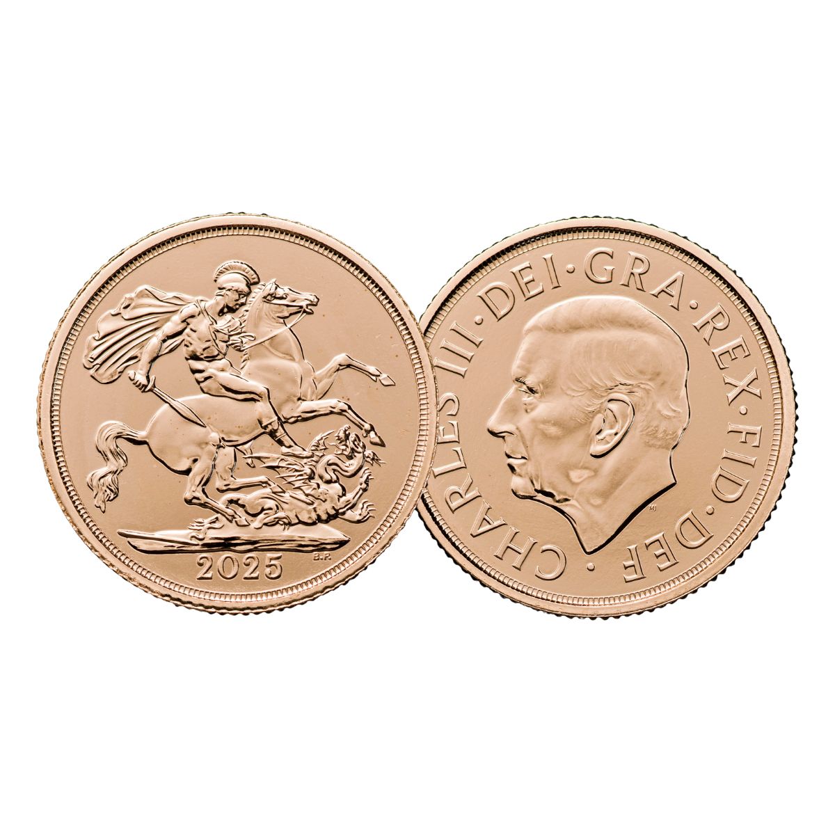 Complete 1817-2025 Monarchs Gold Sovereign 9-Coin Collection