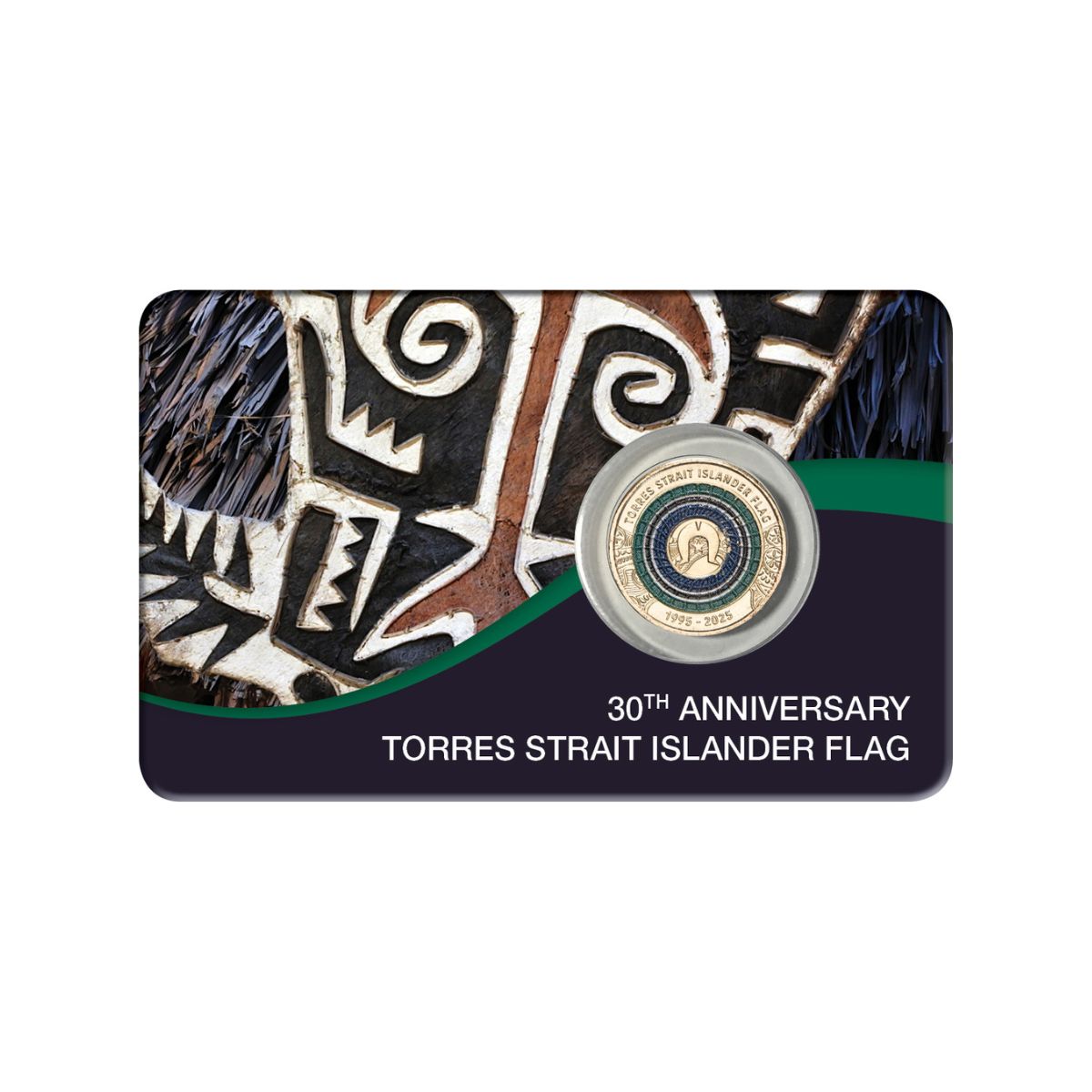 Australia Torres Strait Islander Flag 30th Anniversary 2025 $2 Aluminium-Bronze Uncirculated Coin Pack