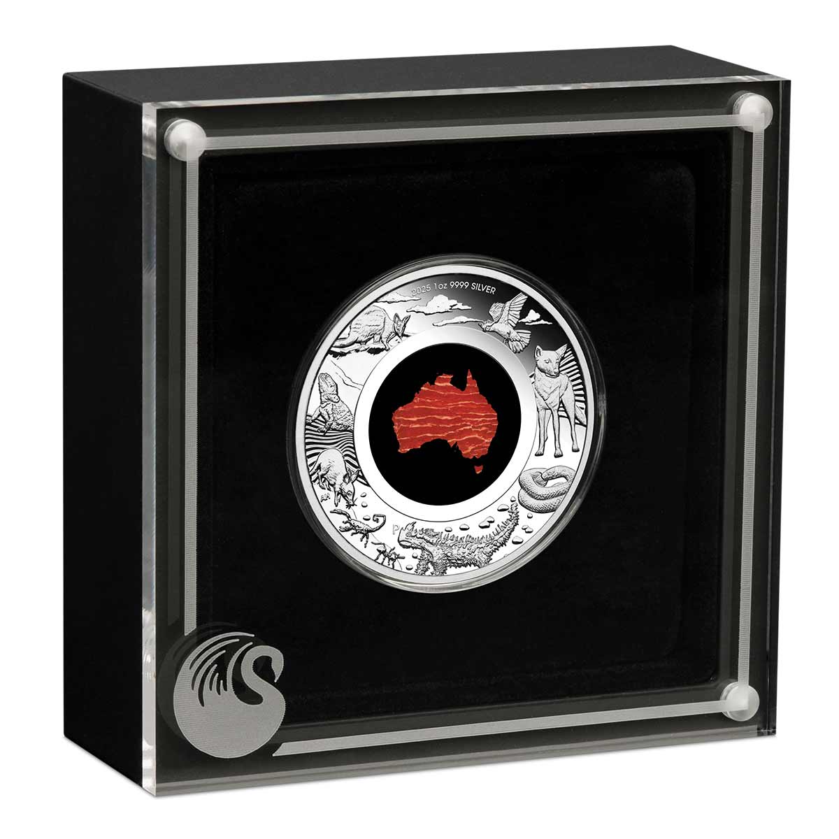 Australia Great Southern Land 2025 $1 Snakeskin Jasper 1oz Silver Proof Coin