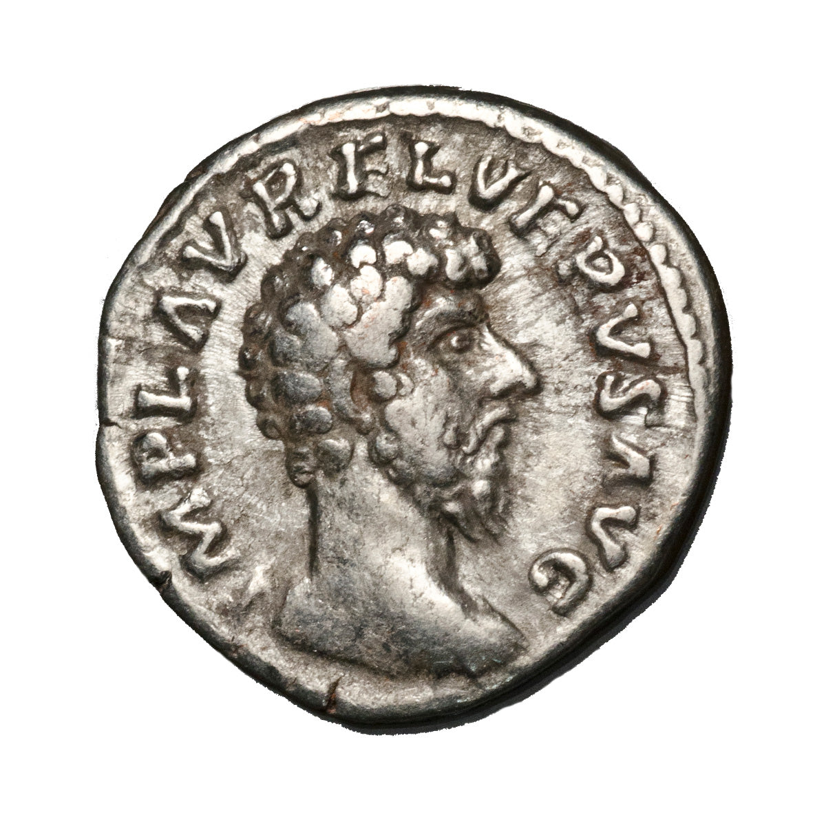 Roman Empire Lucius Verus 161-169AD Silver Denarius Fine-Very Fine