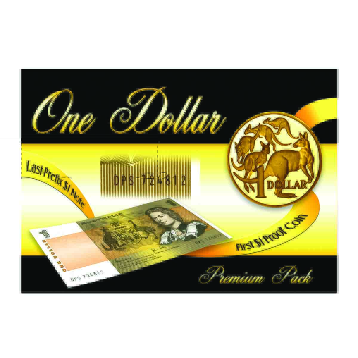 Australia $1 Last Note First Coin Premium Pack