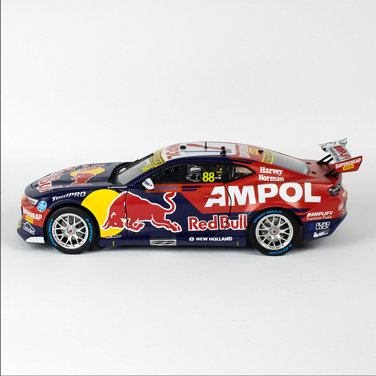 CHEVROLET CAMARO GEN3 ZL1 - RED BULL RACING - FEENEY #88 - 2023 Beaurepaires Melbourne 400 - Race 6 WINNER - 1:18 Scale Diecast Model Car