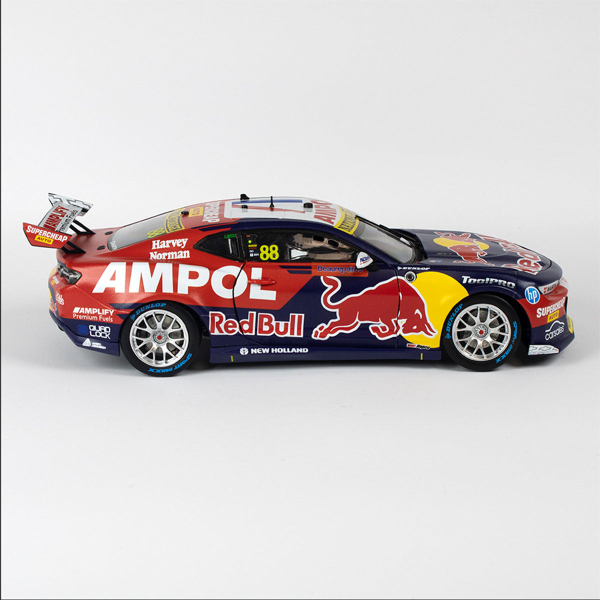 CHEVROLET CAMARO GEN3 ZL1 - RED BULL RACING - FEENEY #88 - 2023 Beaurepaires Melbourne 400 - Race 6 WINNER - 1:18 Scale Diecast Model Car