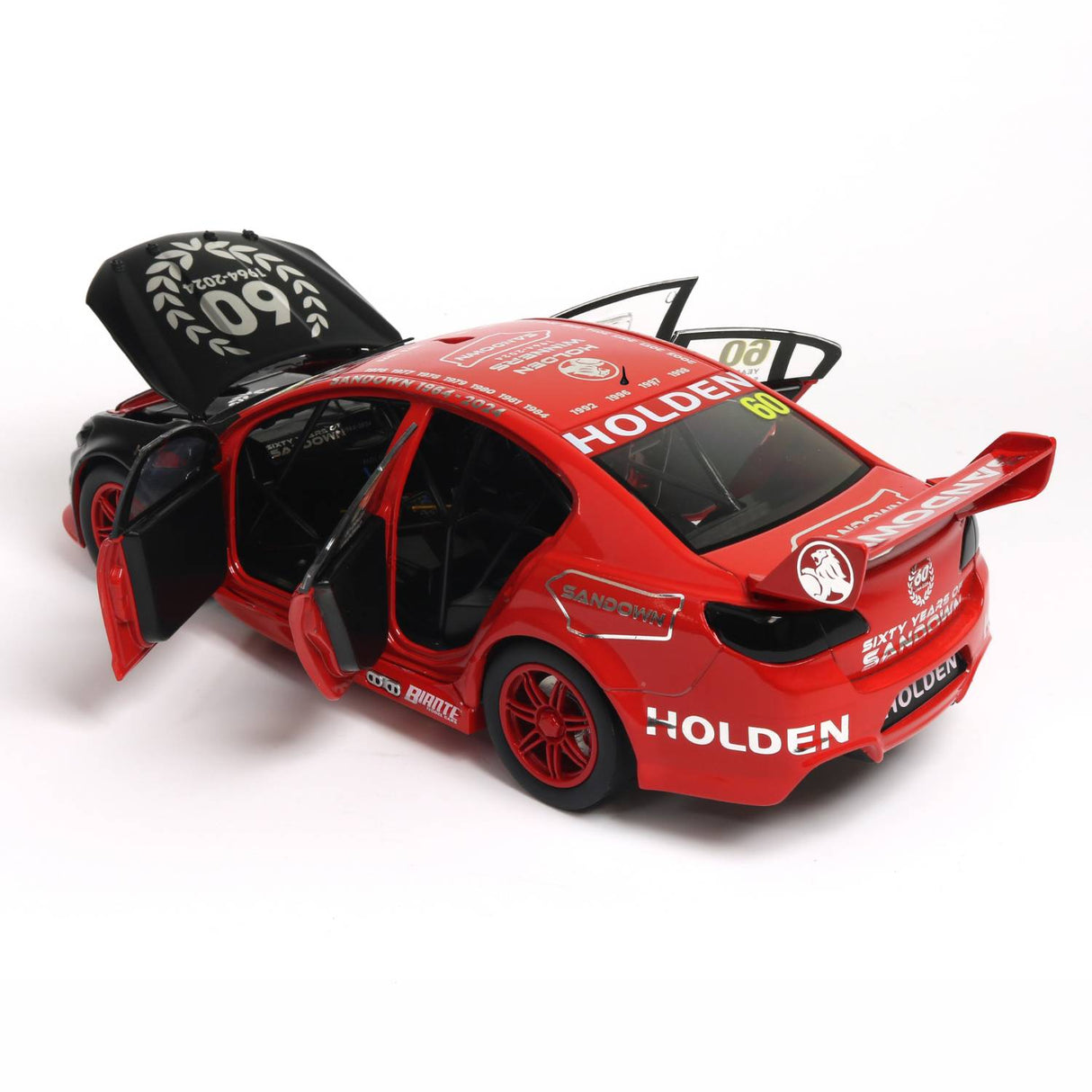 HOLDEN COMMODORE VF SUPERCAR - 60 YEARS OF SANDOWN - SPECIAL LIMITED ANNIVERSARY EDITION 2024 - 1:18 Scale Diecast Model Car