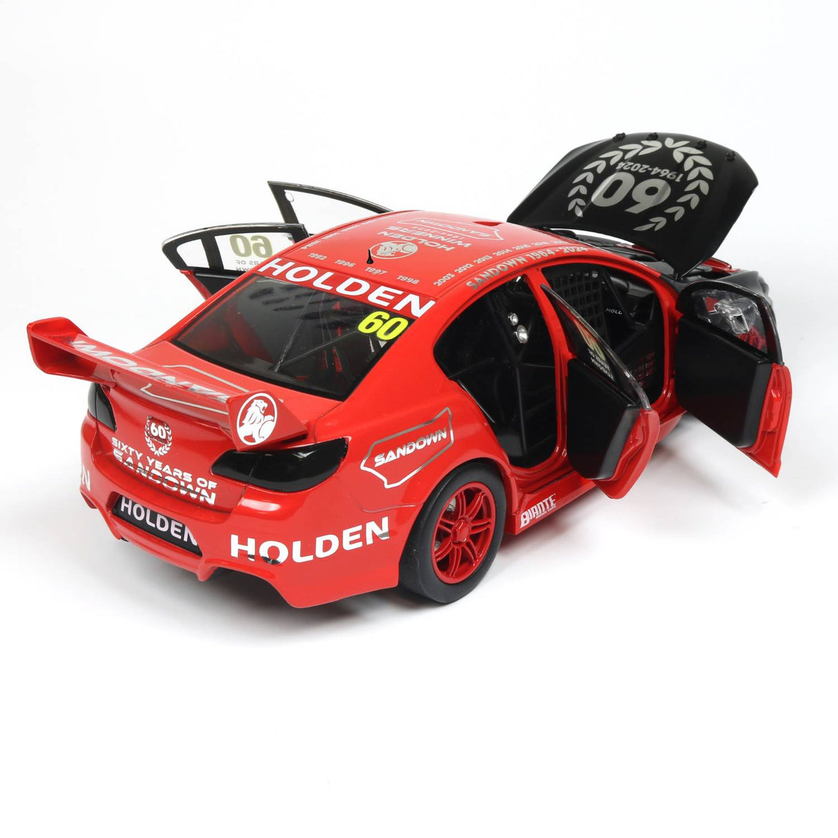 HOLDEN COMMODORE VF SUPERCAR - 60 YEARS OF SANDOWN - SPECIAL LIMITED ANNIVERSARY EDITION 2024 - 1:18 Scale Diecast Model Car