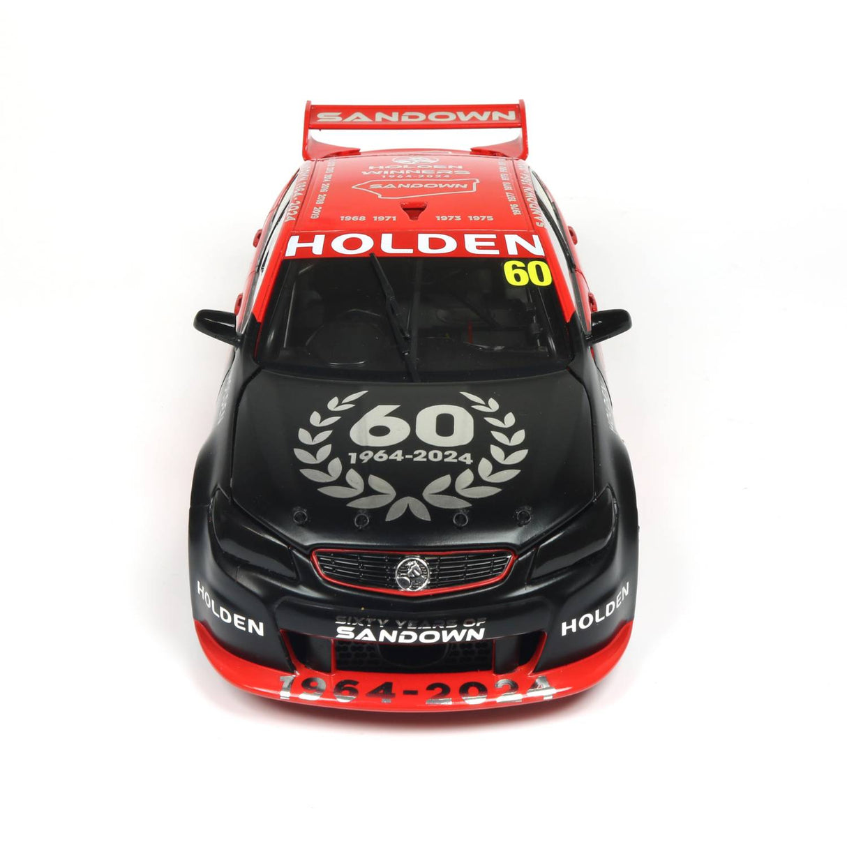 HOLDEN COMMODORE VF SUPERCAR - 60 YEARS OF SANDOWN - SPECIAL LIMITED ANNIVERSARY EDITION 2024 - 1:18 Scale Diecast Model Car