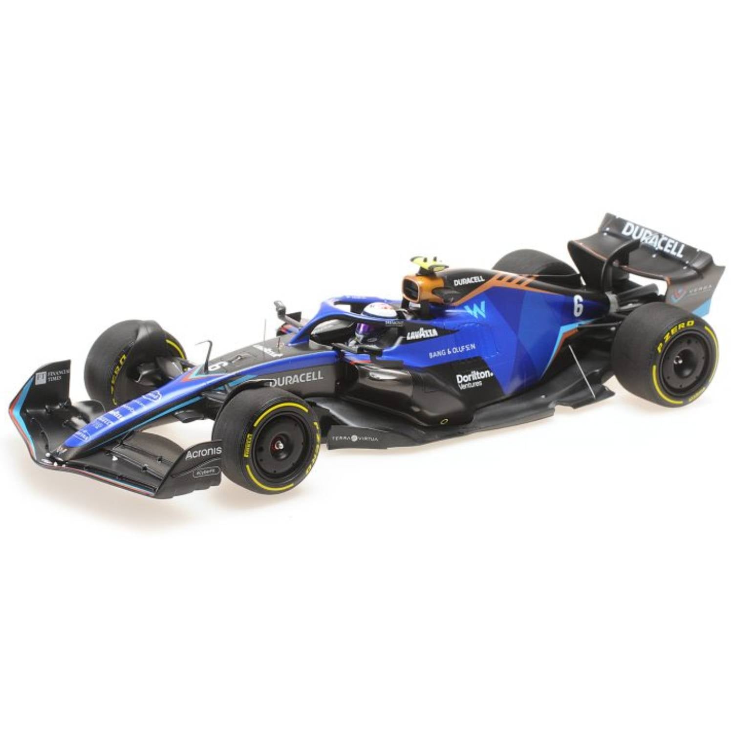 WILLIAMS RACING FW44 - NICHOLAS LATIFI - MIAMI GP 2022 - 1:18