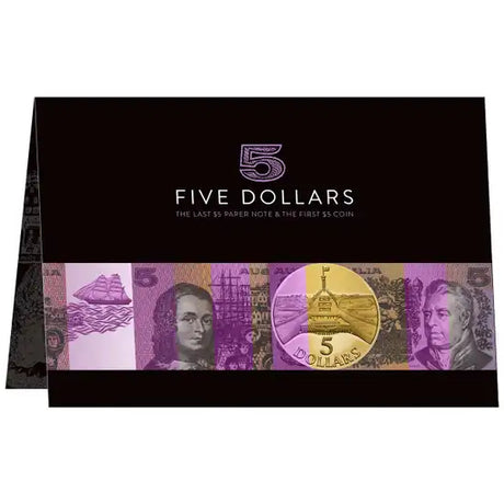 $5 Last Note & First Coin Pack Uncirculated