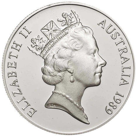 1989 $10 Queensland Silver Proof Coin