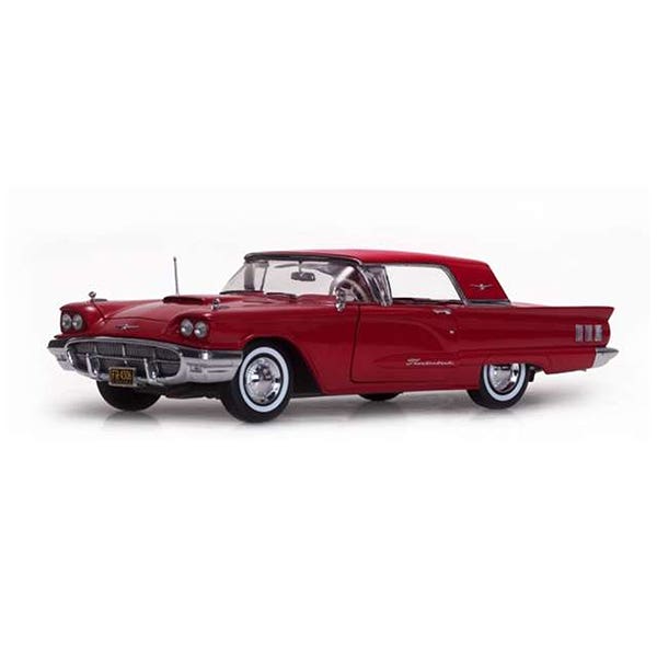 1960 Ford Thunderbird Hard Top Monte Carlo Red 1:18 Model Car