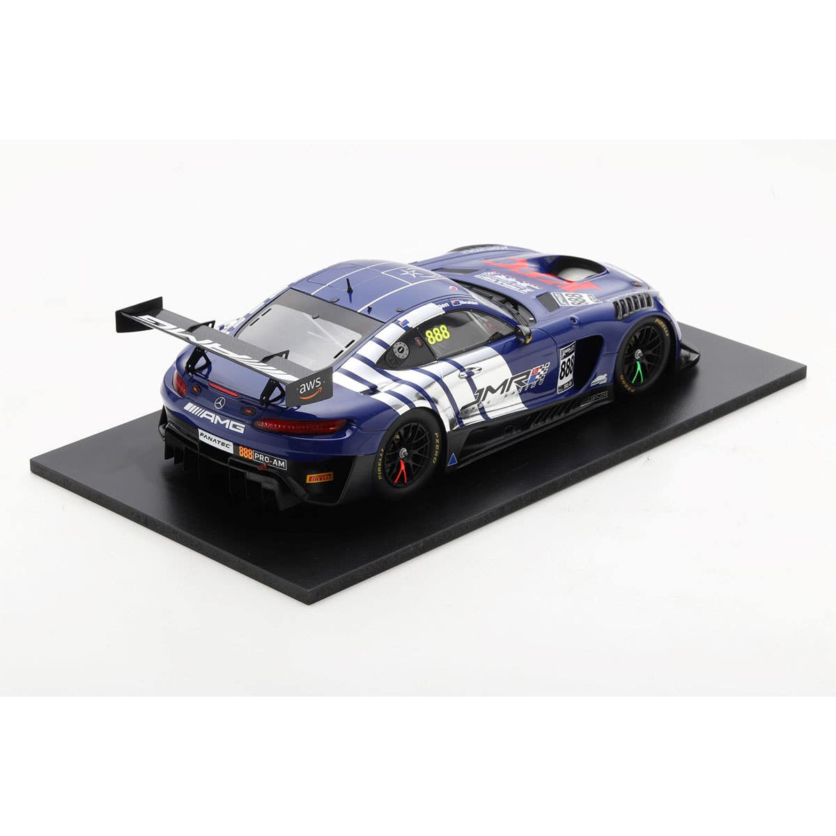 MERCEDES-AMG GT3 - 2022 GT WORLD CHALLENGE AUSTRALIA - TRIPLE EIGHT RACE ENGINEERING #888 - VAN GISBERGEN/PRINCE IBRAHIM - PHILLIP ISLAND GRAND PRIX CIRCUIT - RACE 1 - 3RD PLACE - 1:18 Scale Resin Model Car