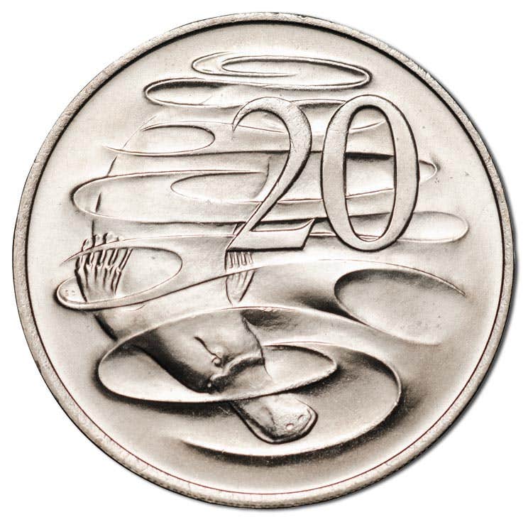 1971 20c Brilliant Uncirculated Coin