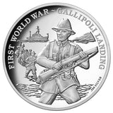 Gallipoli Landing 2017 $10 Silver-Plated Coin