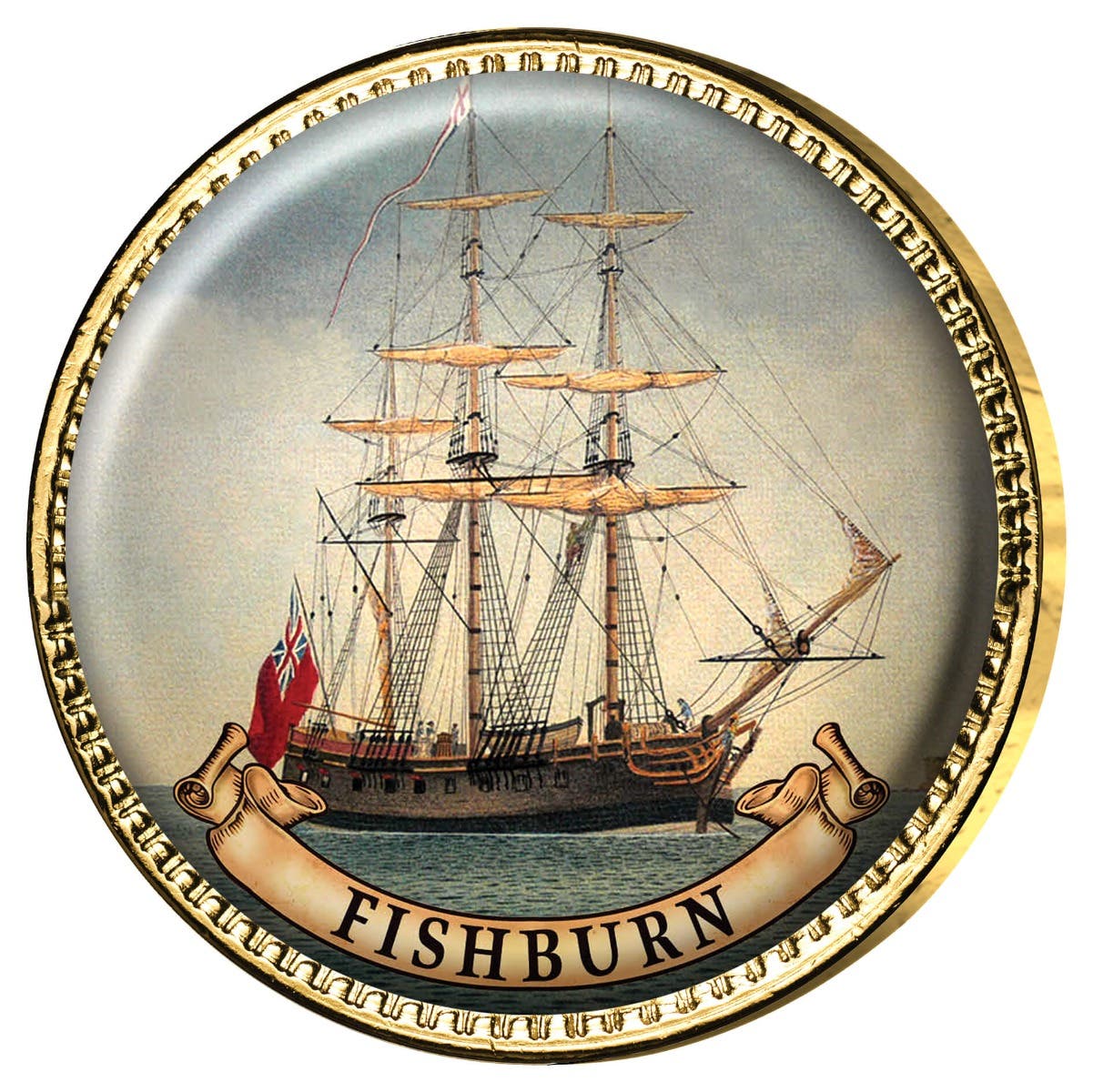Australia's First Fleet Gold-plated Halfpenny & Penny 11-Coin Collection