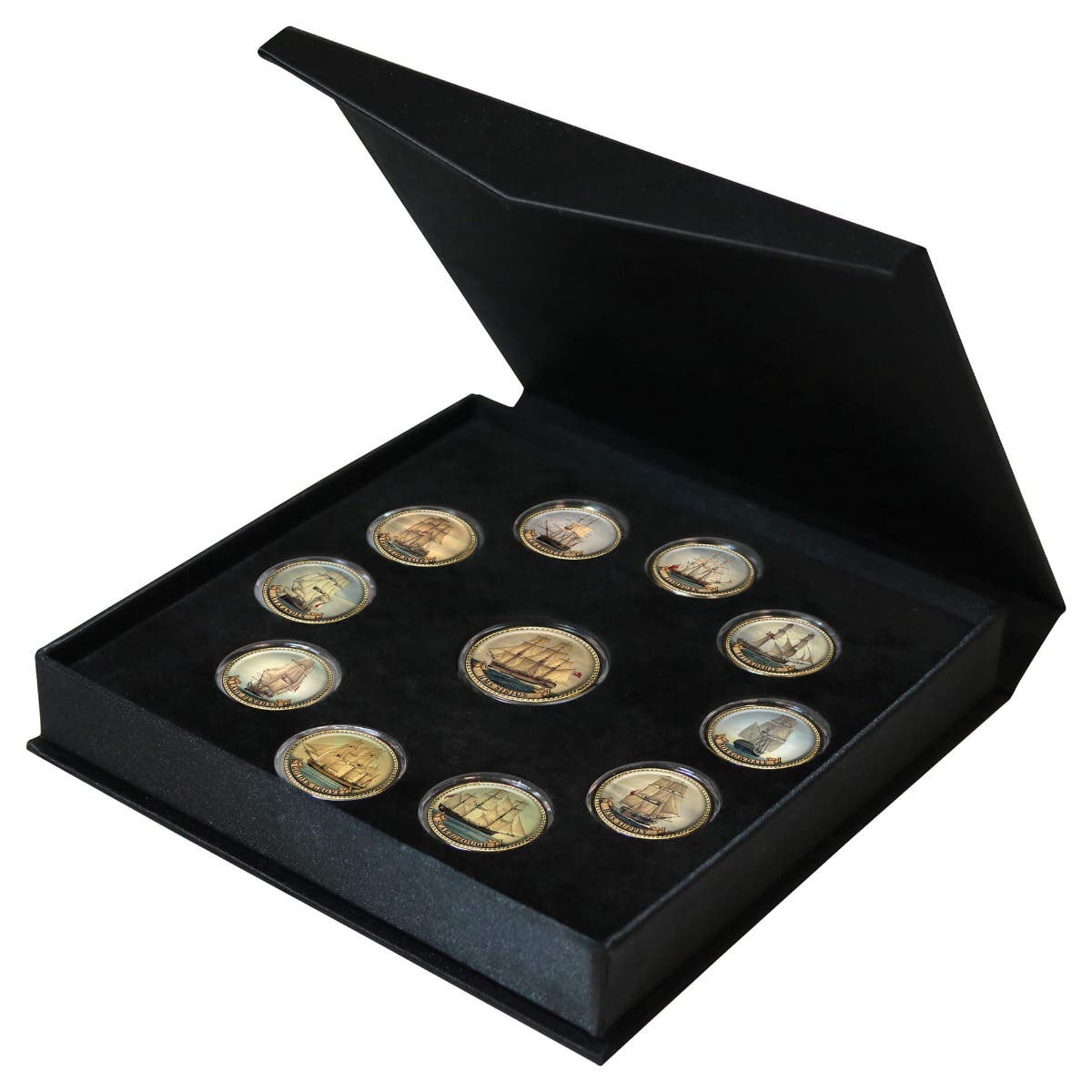 Australia's First Fleet Gold-plated Halfpenny & Penny 11-Coin Collection