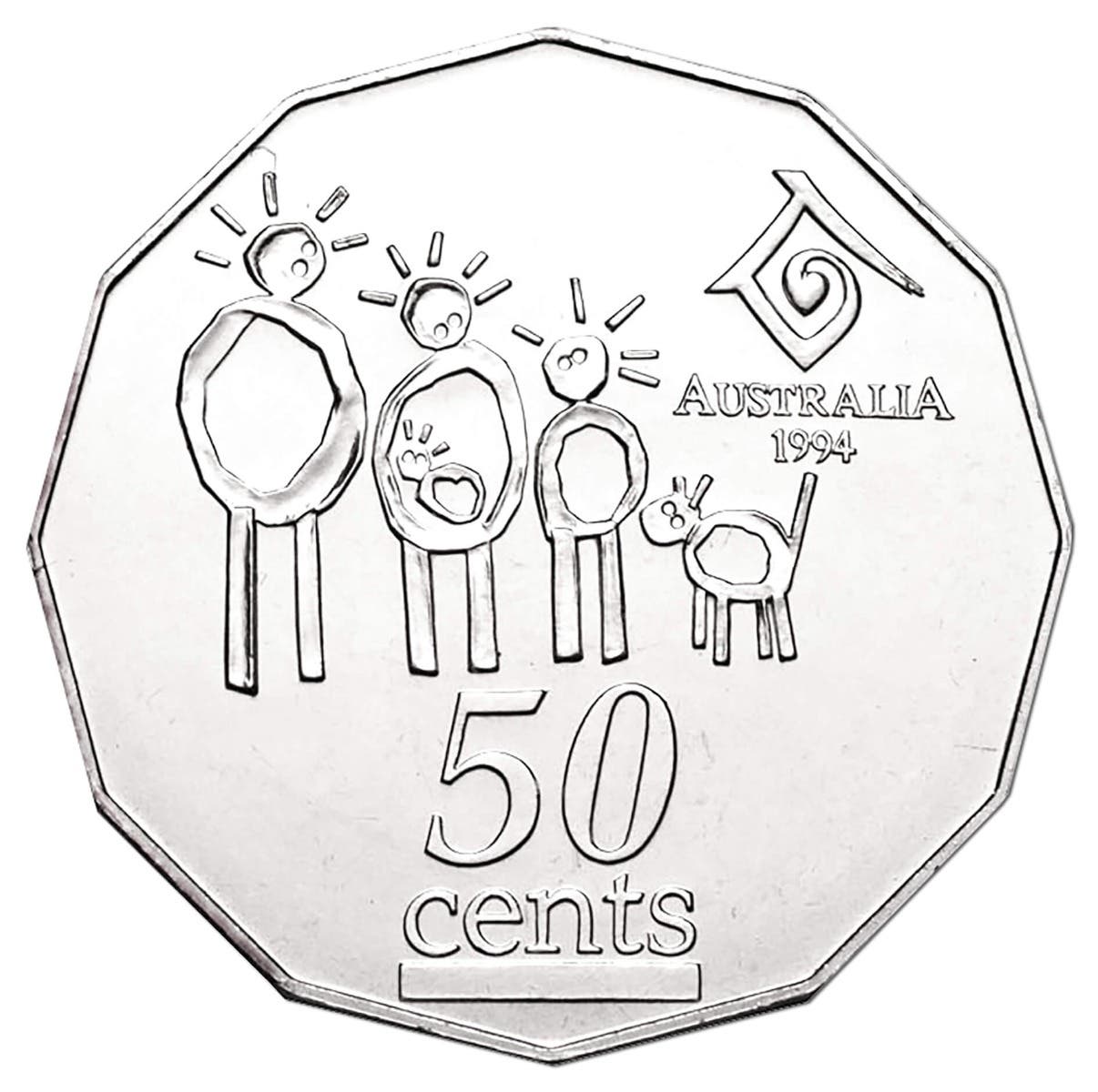 Year of the Family 1994 50c Cu-Ni Coin Pack