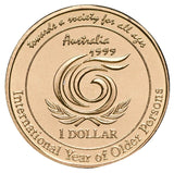 International Year of Older Persons 1999 $1 Al-Br Coin Pack