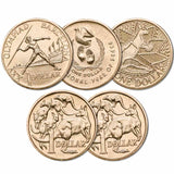 1984-1992 $1 Royal Australian Mint 5-Coin Pack Uncirculated