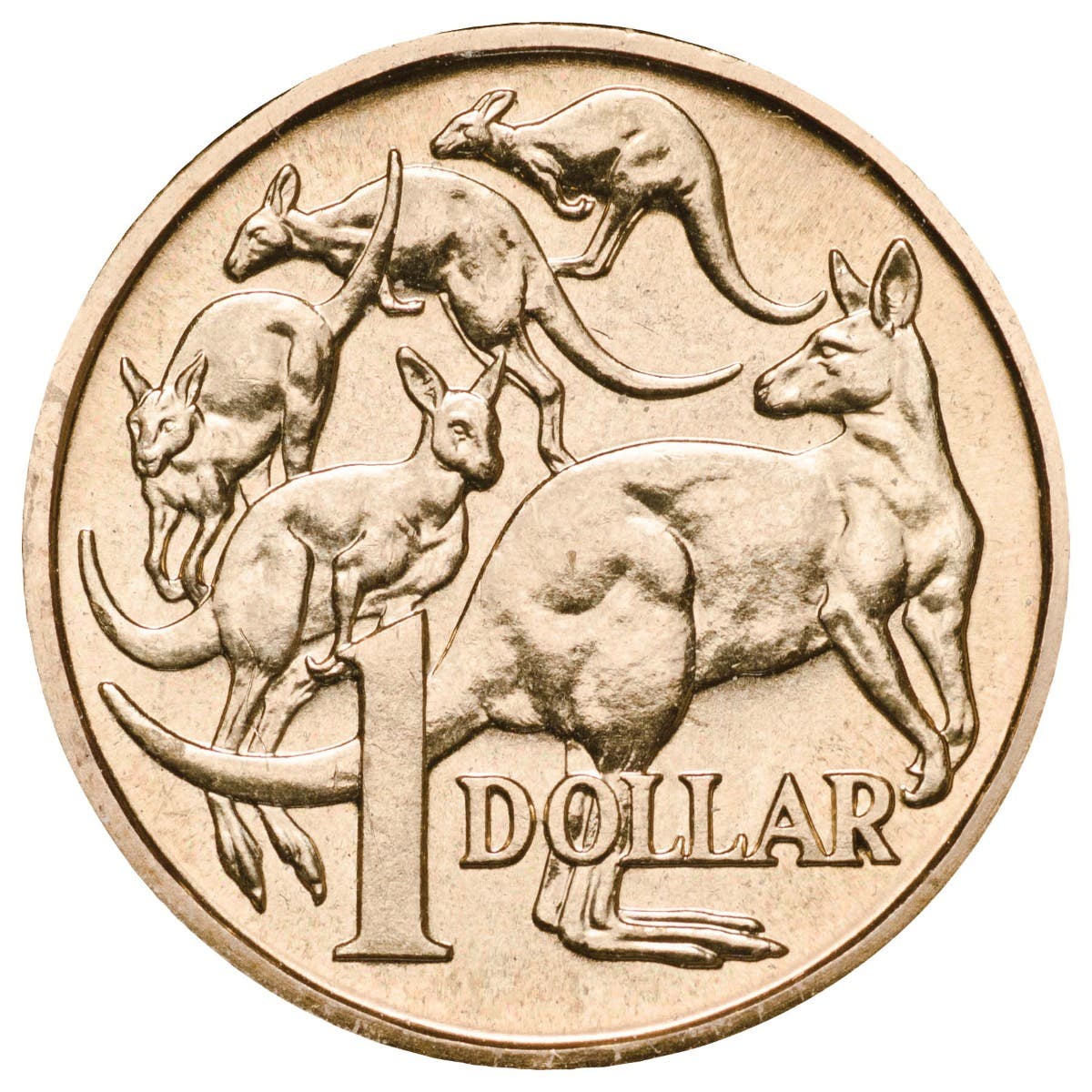 1984-1992 $1 Royal Australian Mint 5-Coin Pack Uncirculated