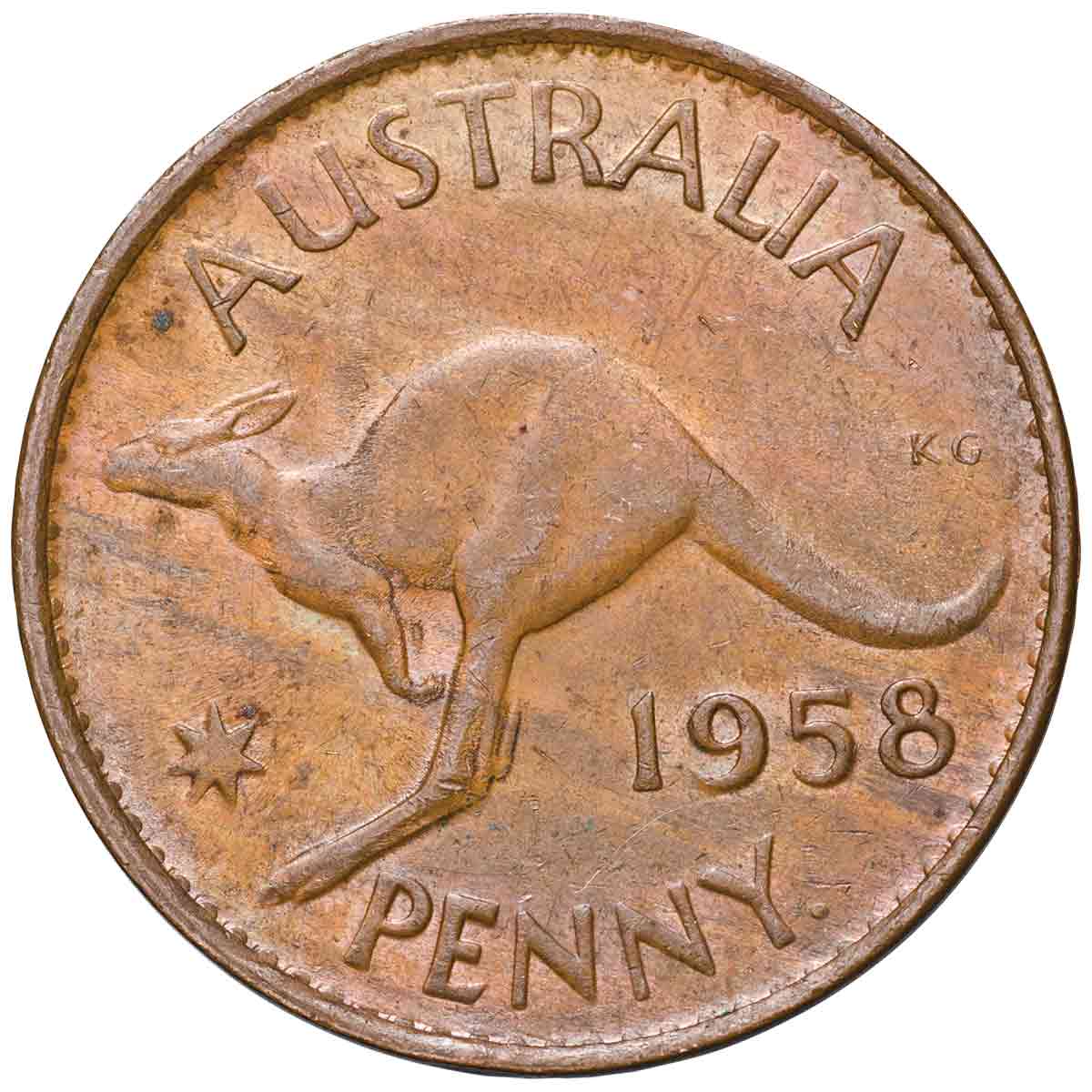 1958Y Penny Uncirculated