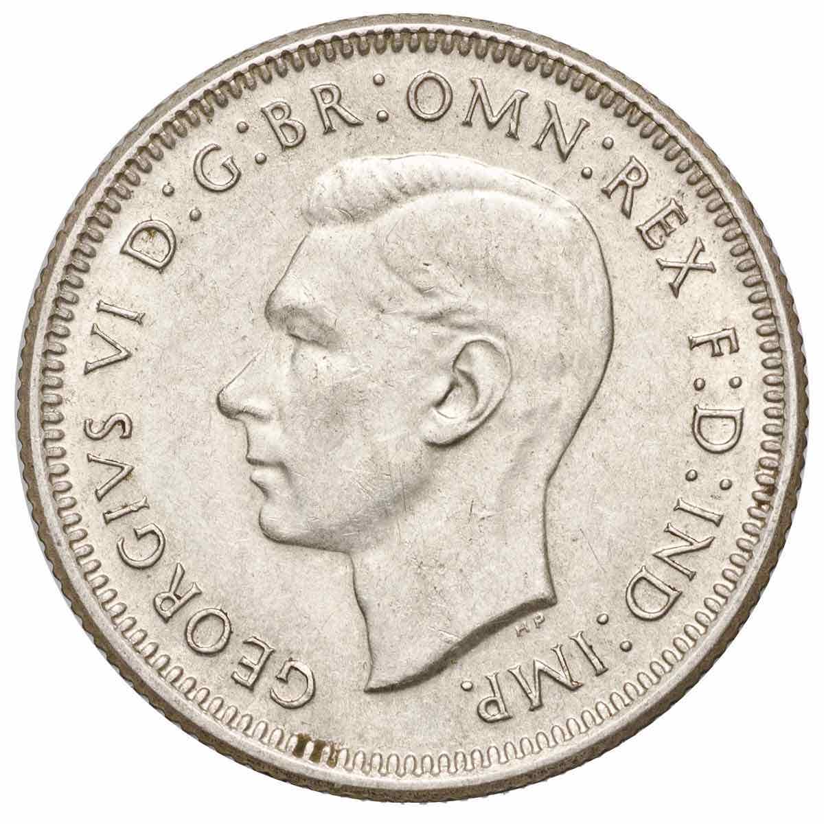 1942S-44S Shilling 3-Coin Set Extremely Fine-about Uncirculated