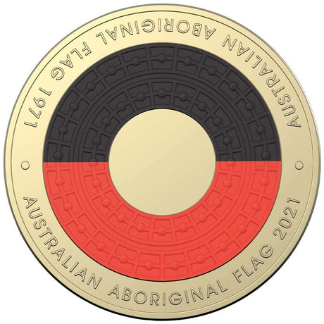 Australia Aboriginal Flag 50th Anniversary 2021 6-Coin Mint Set