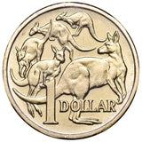 Australia 1984 $1 Mob of Roos Aluminium-Bronze Specimen Coin