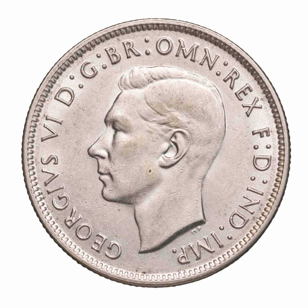 1942S Florin about Uncirculated