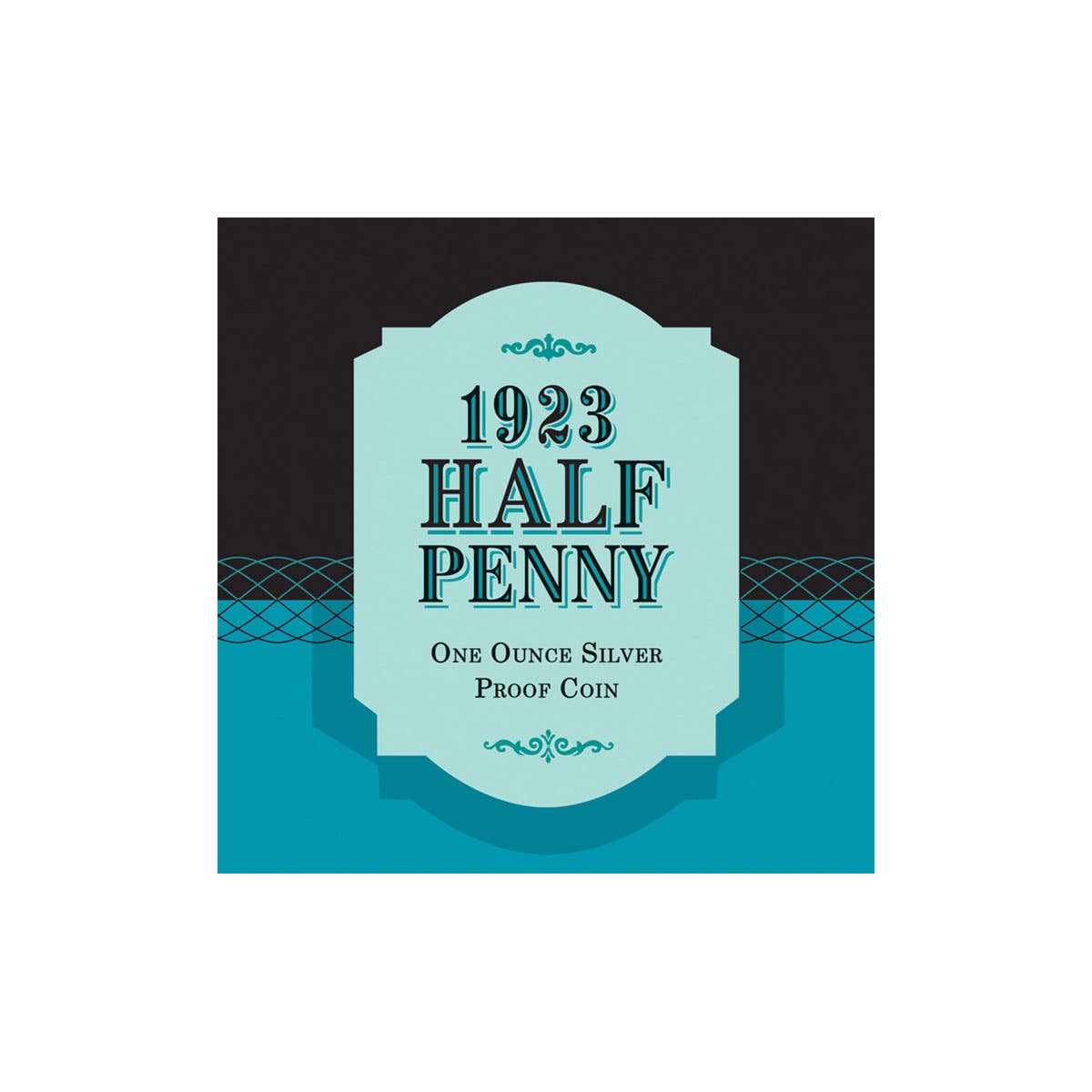 1923 Halfpenny 100th Anniversary 2023 $1 1oz Silver Proof Coin